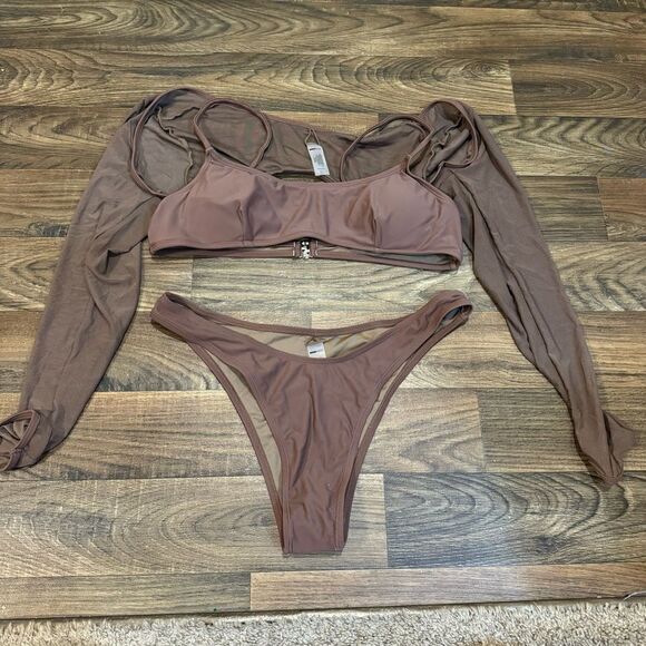 FN Tan 3 Piece Bikini - Picture 1 of 4